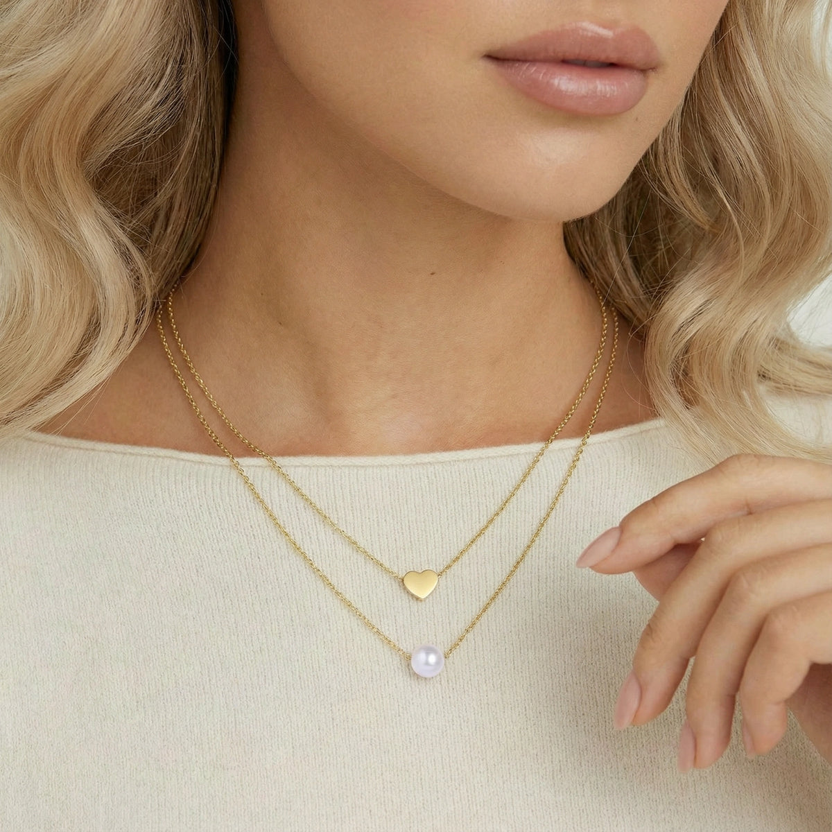 Heart & Pearl Layers
